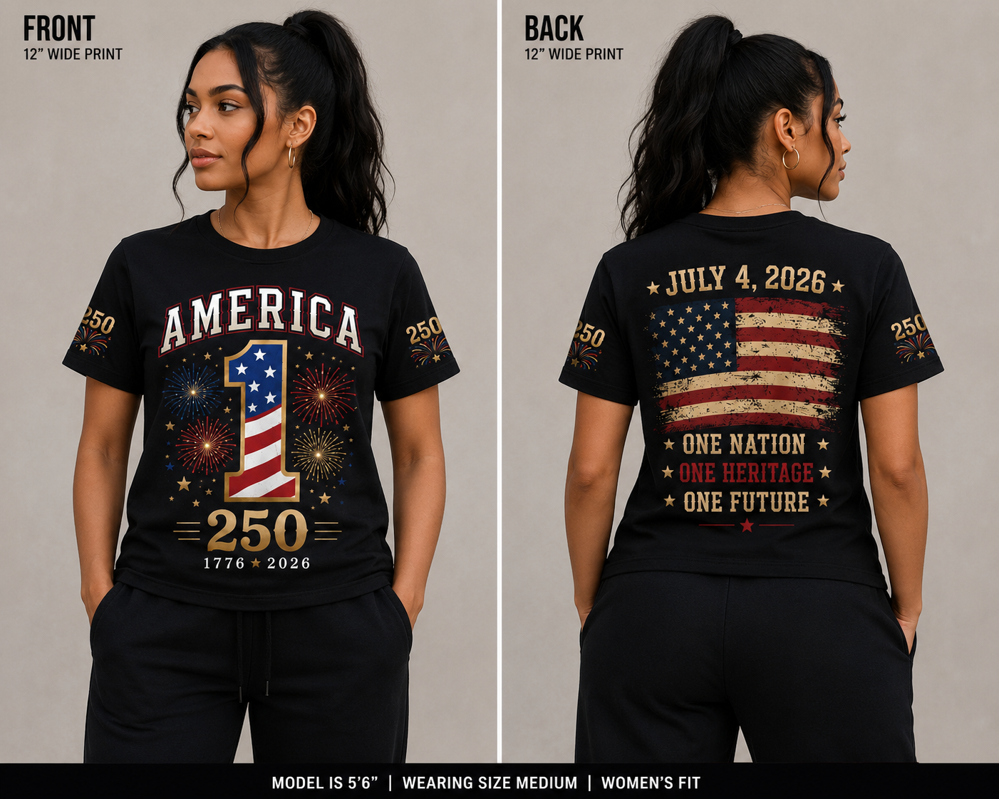 America 250 t-shirt