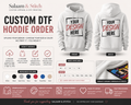 Custom DTF Hoodie Order